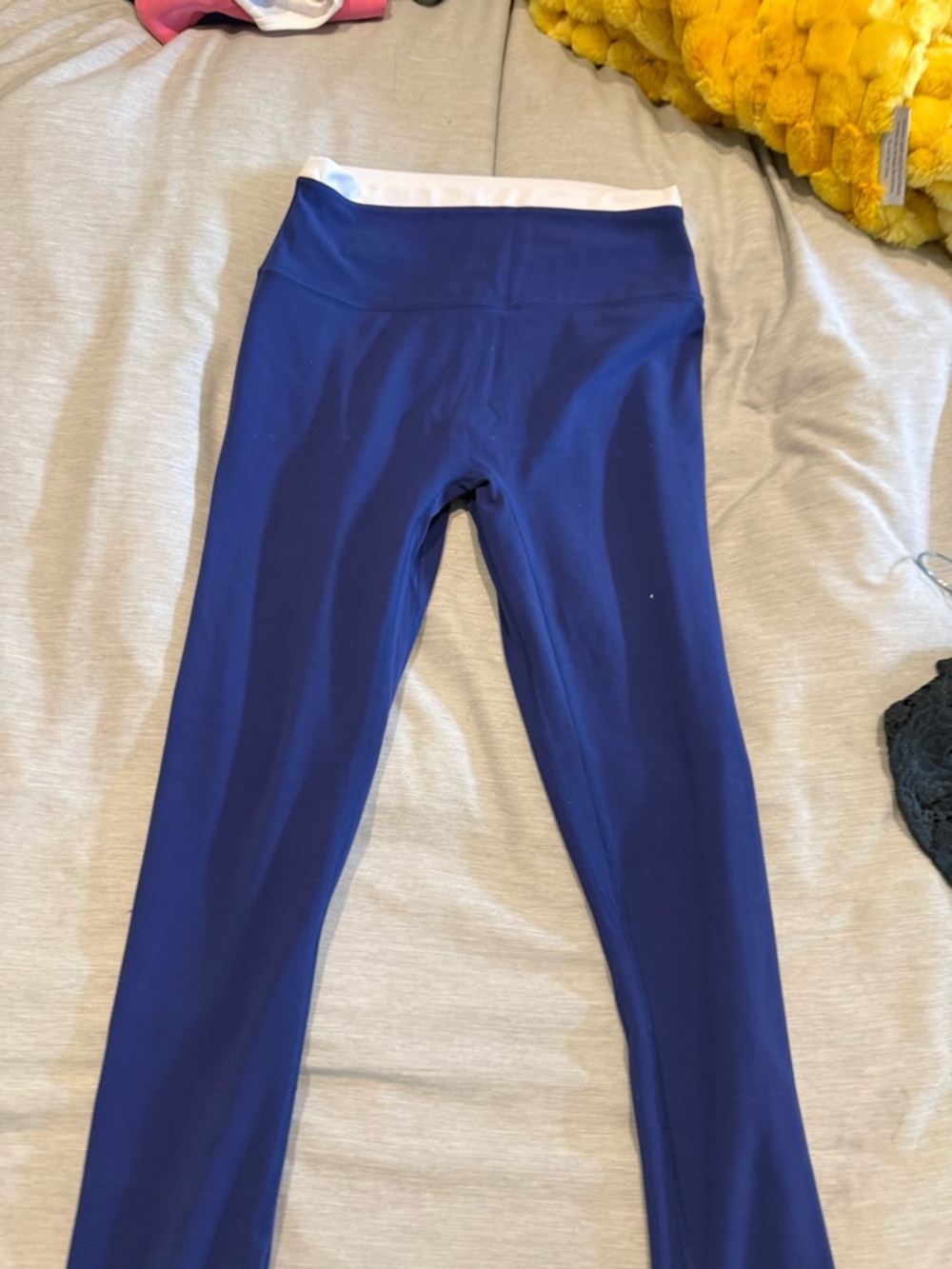 Abercrombie’s YPB Active Leggings with White Waistband